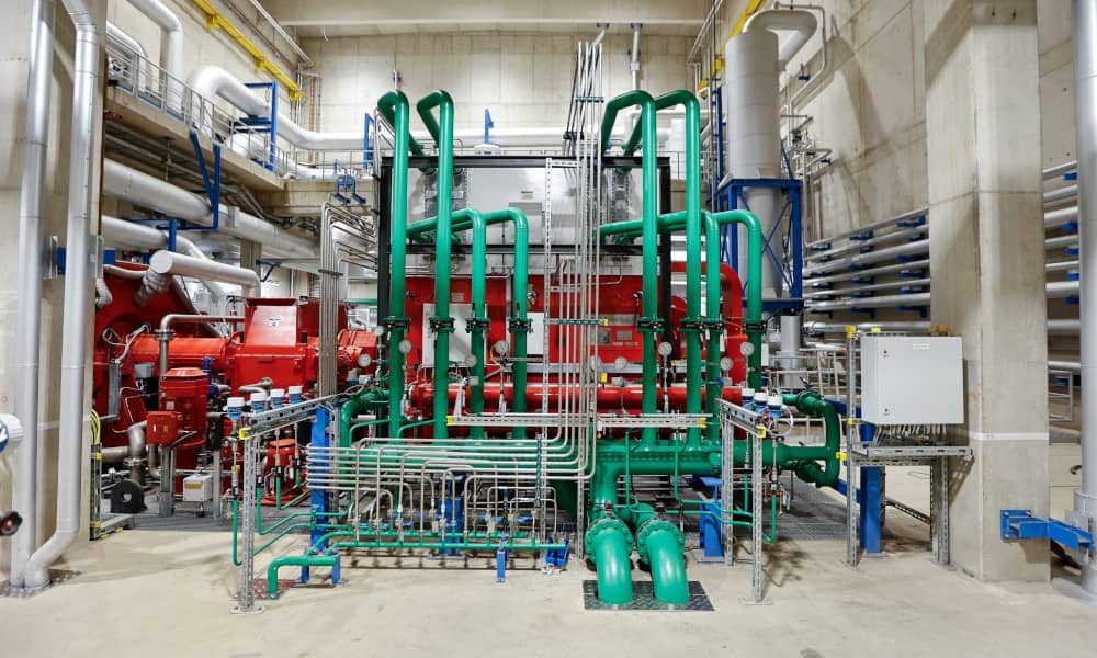 Blick auf die Technik im DHE