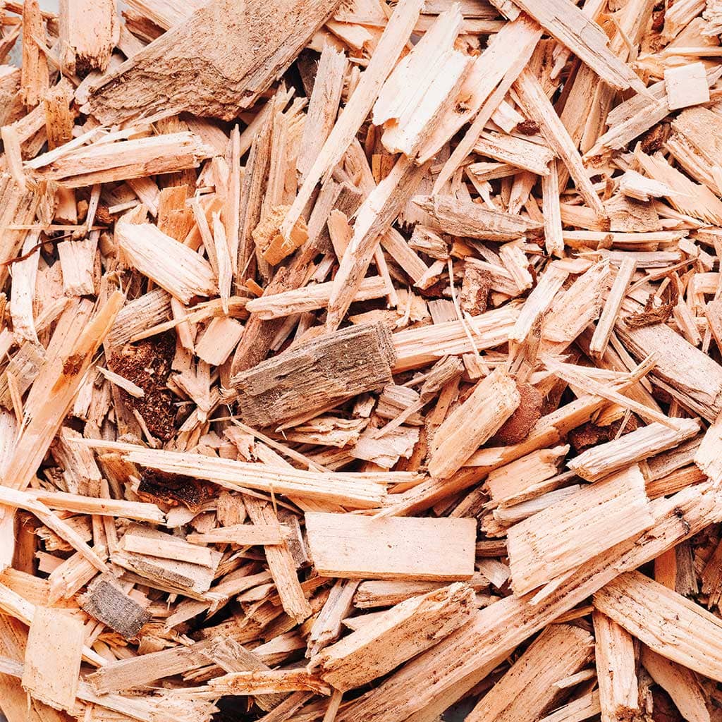 Kleine Holzstücke
